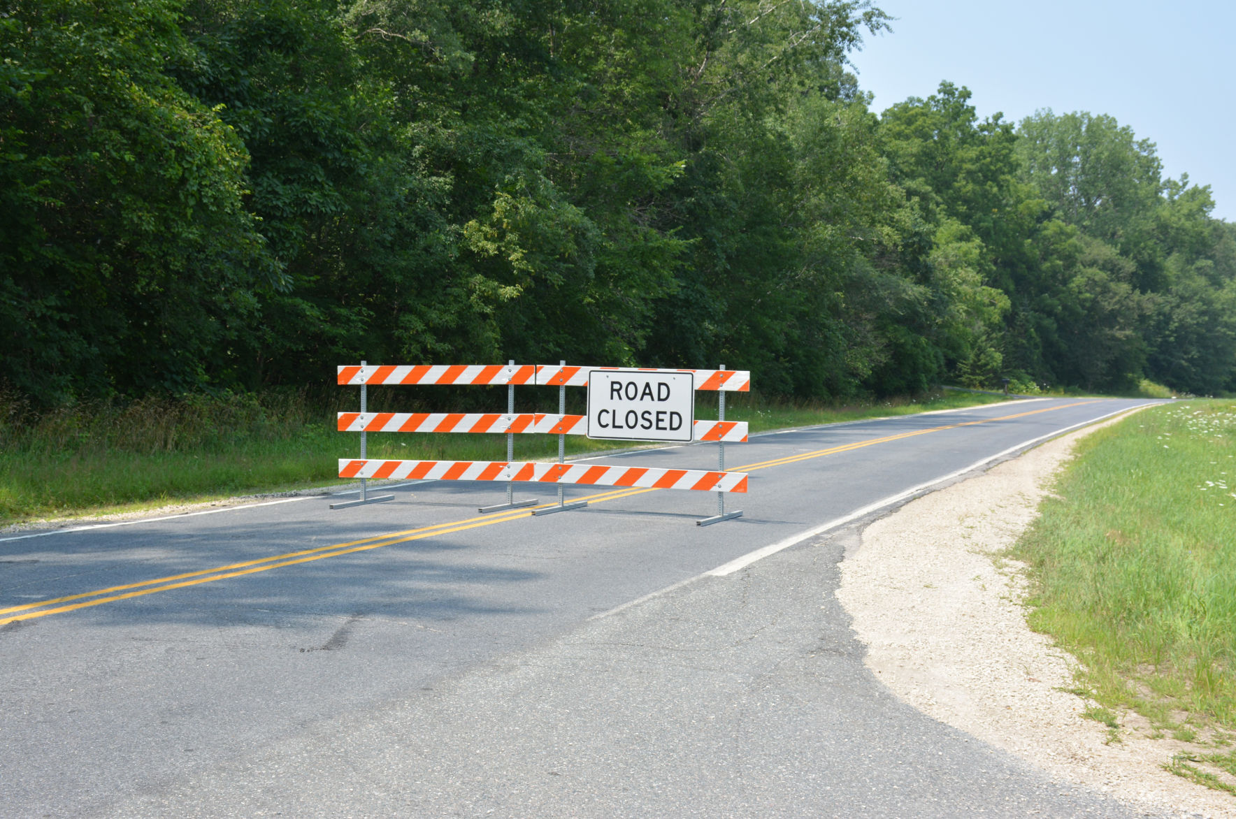Road closed
